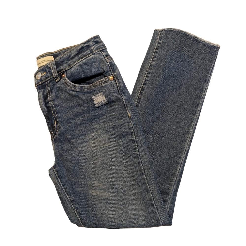 Levi Heritage High Rise Ankle Straight | Sz 14 Reg